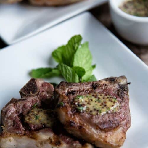 Lamb Chops With Mint And Dijon Sauce Recipe