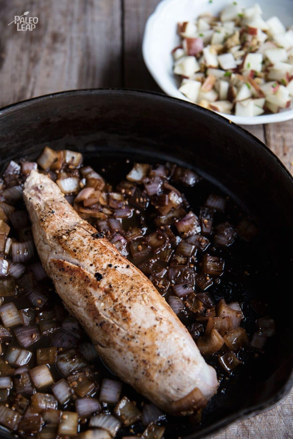 Pork Tenderloin With Warm Pear Salsa Recipe Paleo Leap