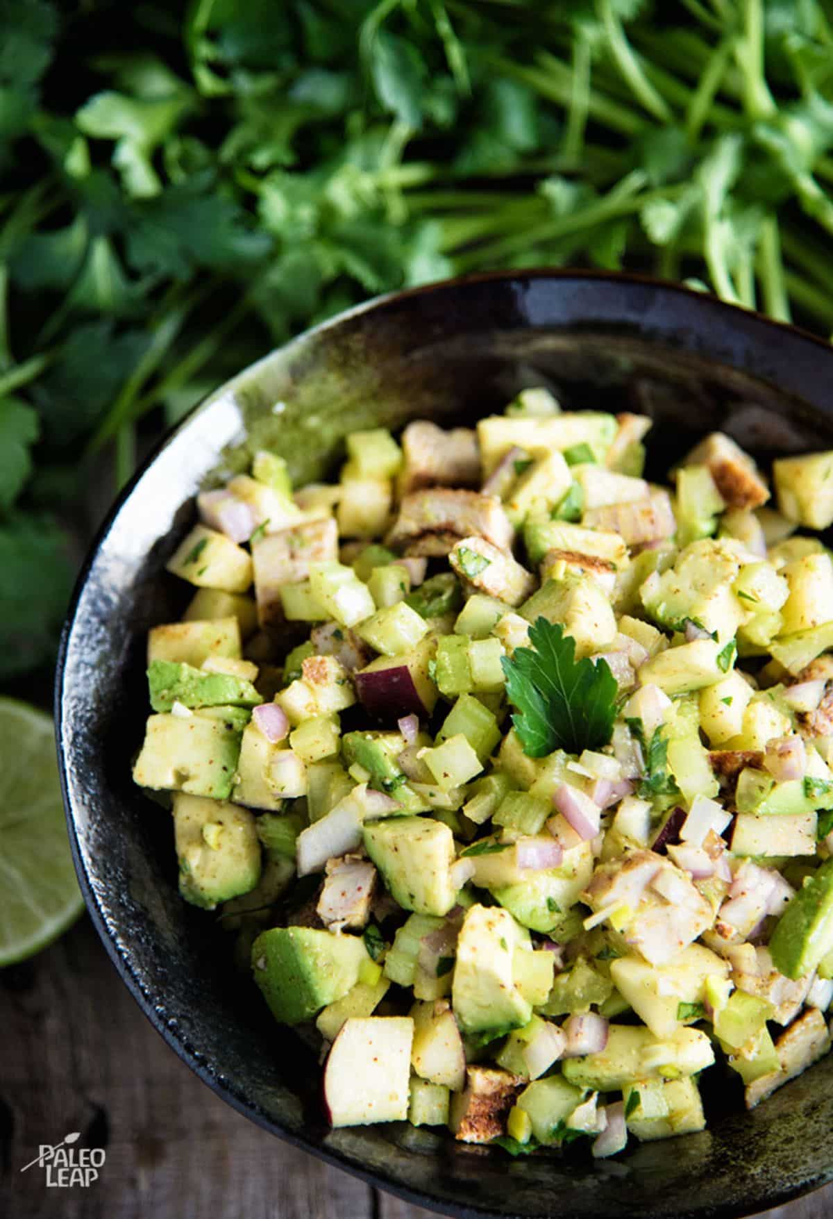 Avocado, Apple And Chicken Salad