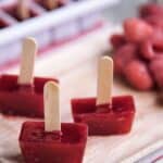 Bite-Sized Raspberry Popsicles Recipe