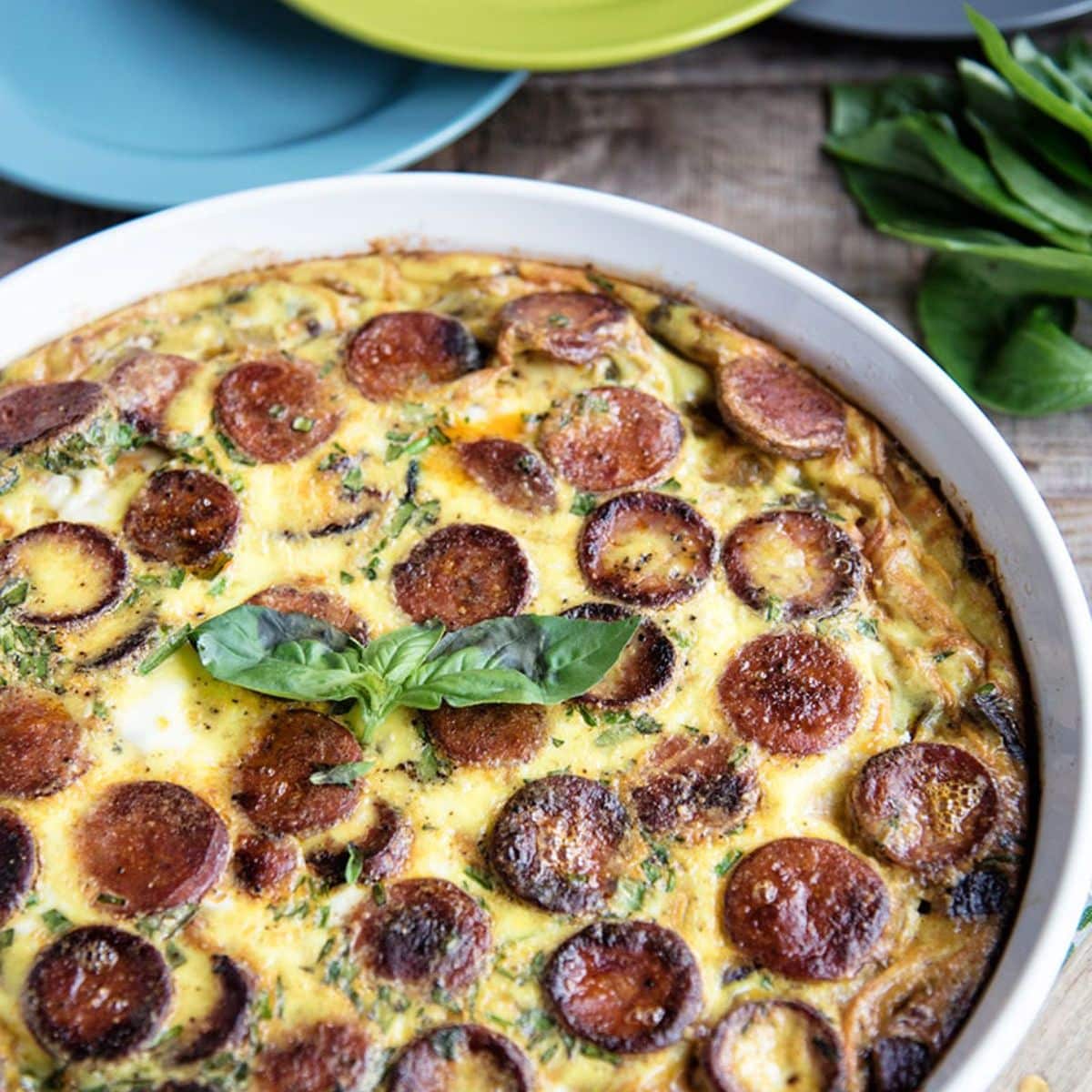 Breakfast Casserole With Sausage And Hash Browns Featured