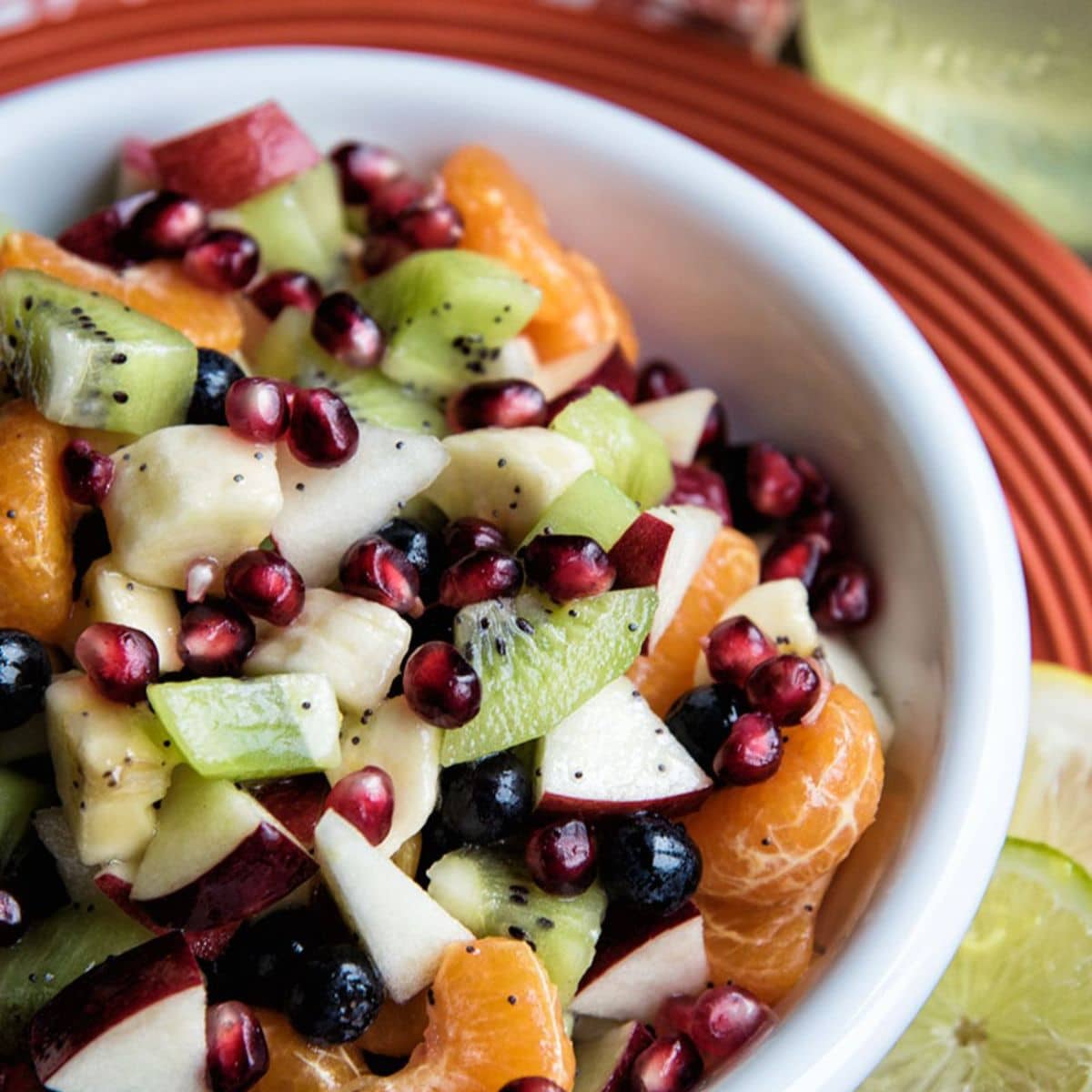 Fruit Salad With Lemon Dressing Featured
