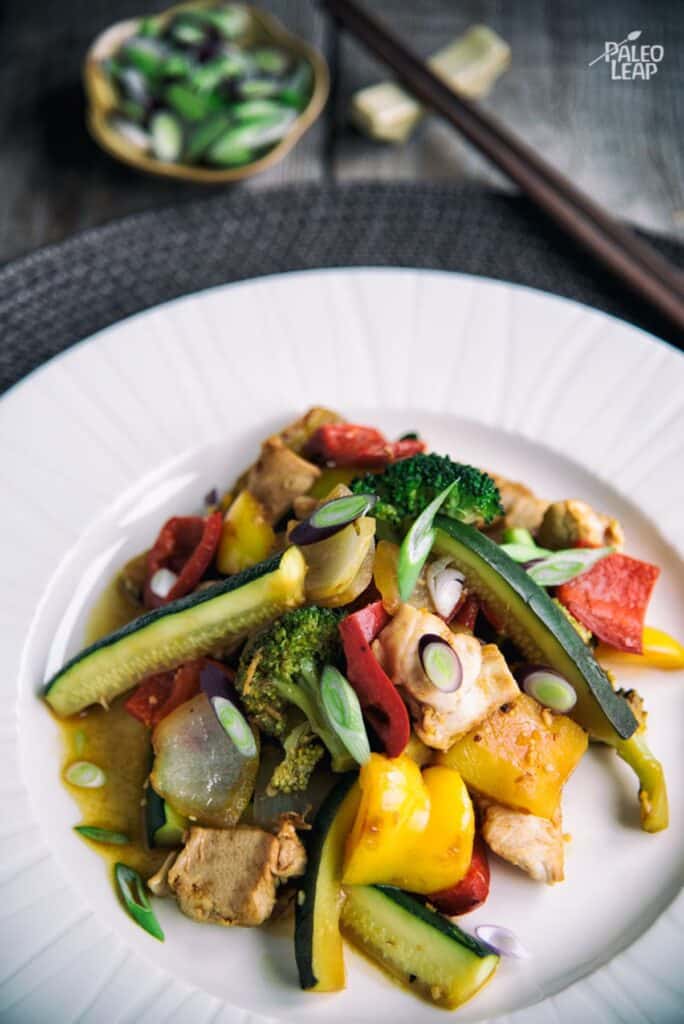 Orange, Chicken And Vegetable Stir-Fry Recipe | Paleo Leap