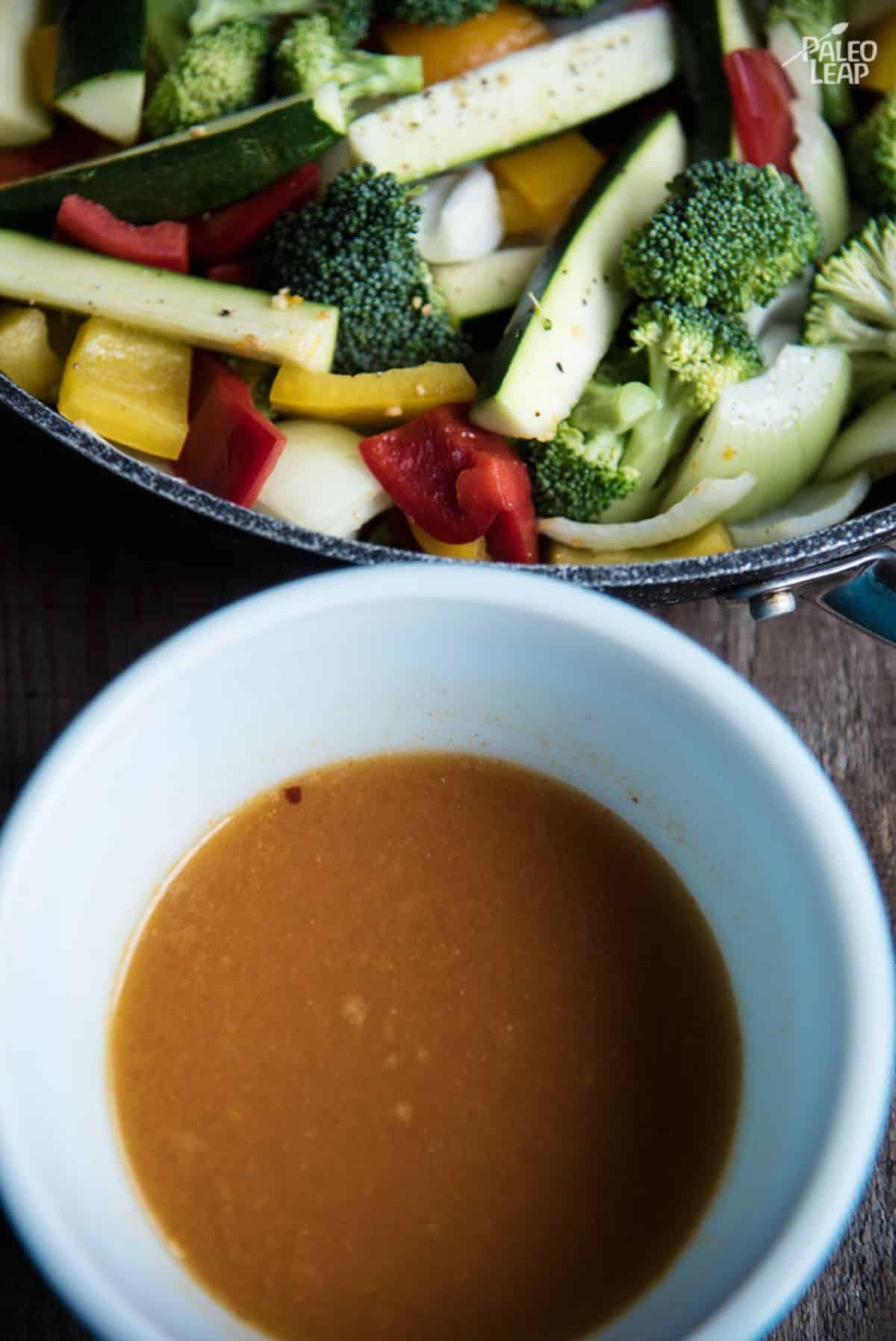 Orange Chicken And Vegetable Stir-Fry Recipe Preparation