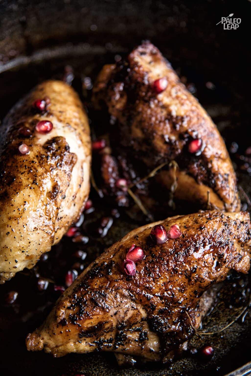 Pomegranate Roasted Chicken Recipe | Paleo Leap