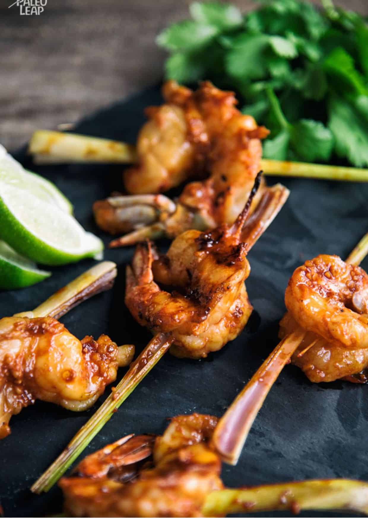 Lemongrass-Skewered Spicy Shrimp Recipe