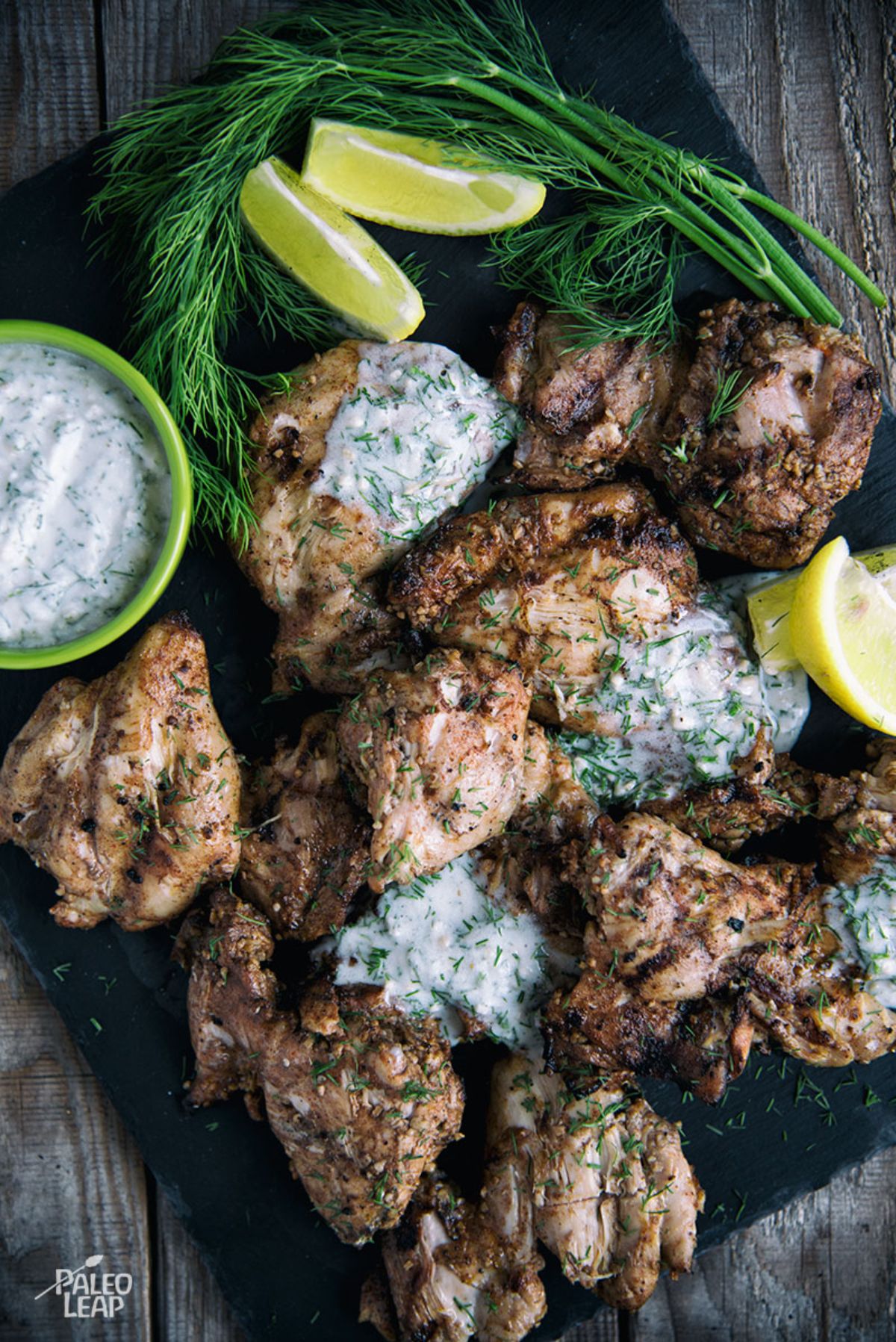 Mediterranean-Style Chicken With Coconut Dill Sauce