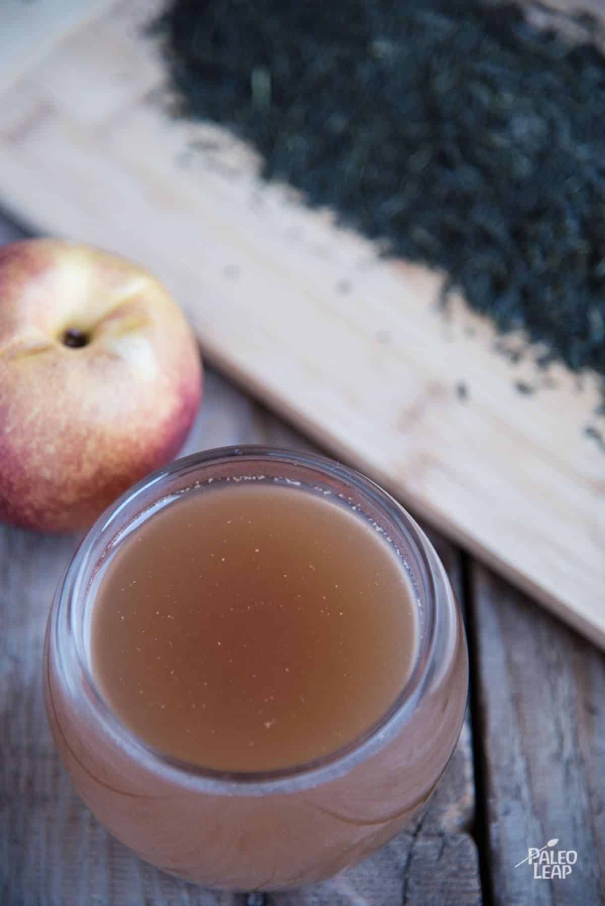 Peach Green Iced Tea Recipe Preparation