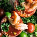 Shrimp And Gazpacho Bowls Recipe