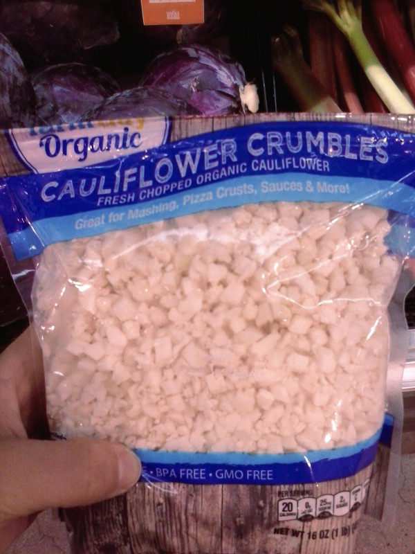 Cauliflower crumbles