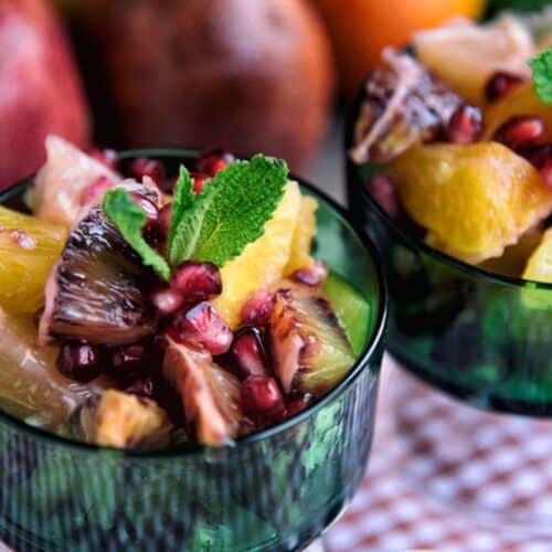 Citrus Pomegranate Fruit Salad Recipe