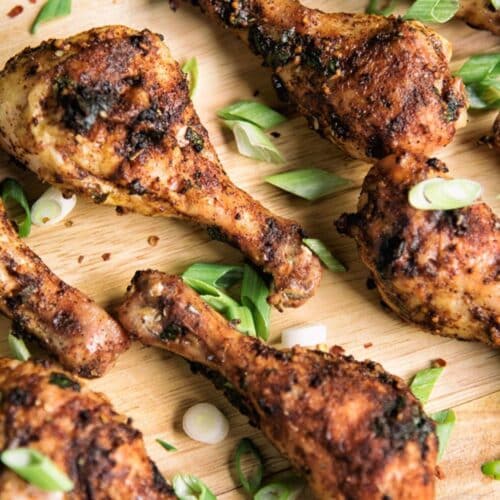 Grilled Garlic-Paprika Chicken Drumsticks Recipe