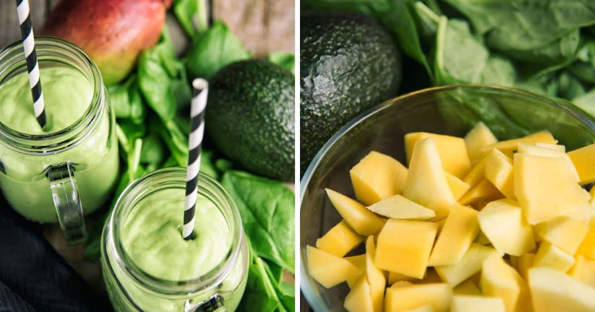 Mango, Avocado, And Spinach Smoothie Recipe | Paleo Leap