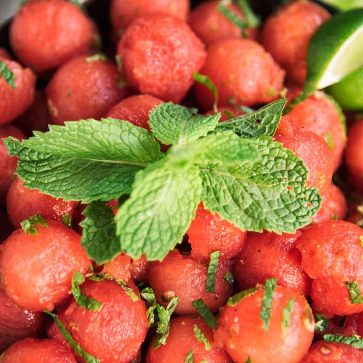 Mint and Watermelon Salad Featured