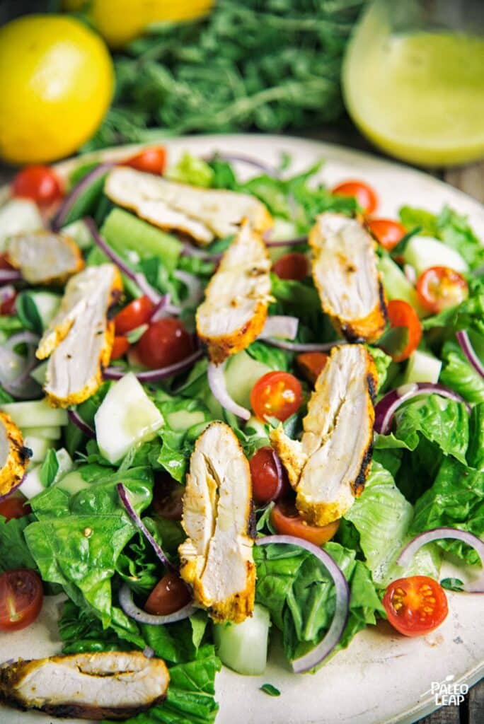 Chicken Shawarma Salad Recipe | Paleo Leap