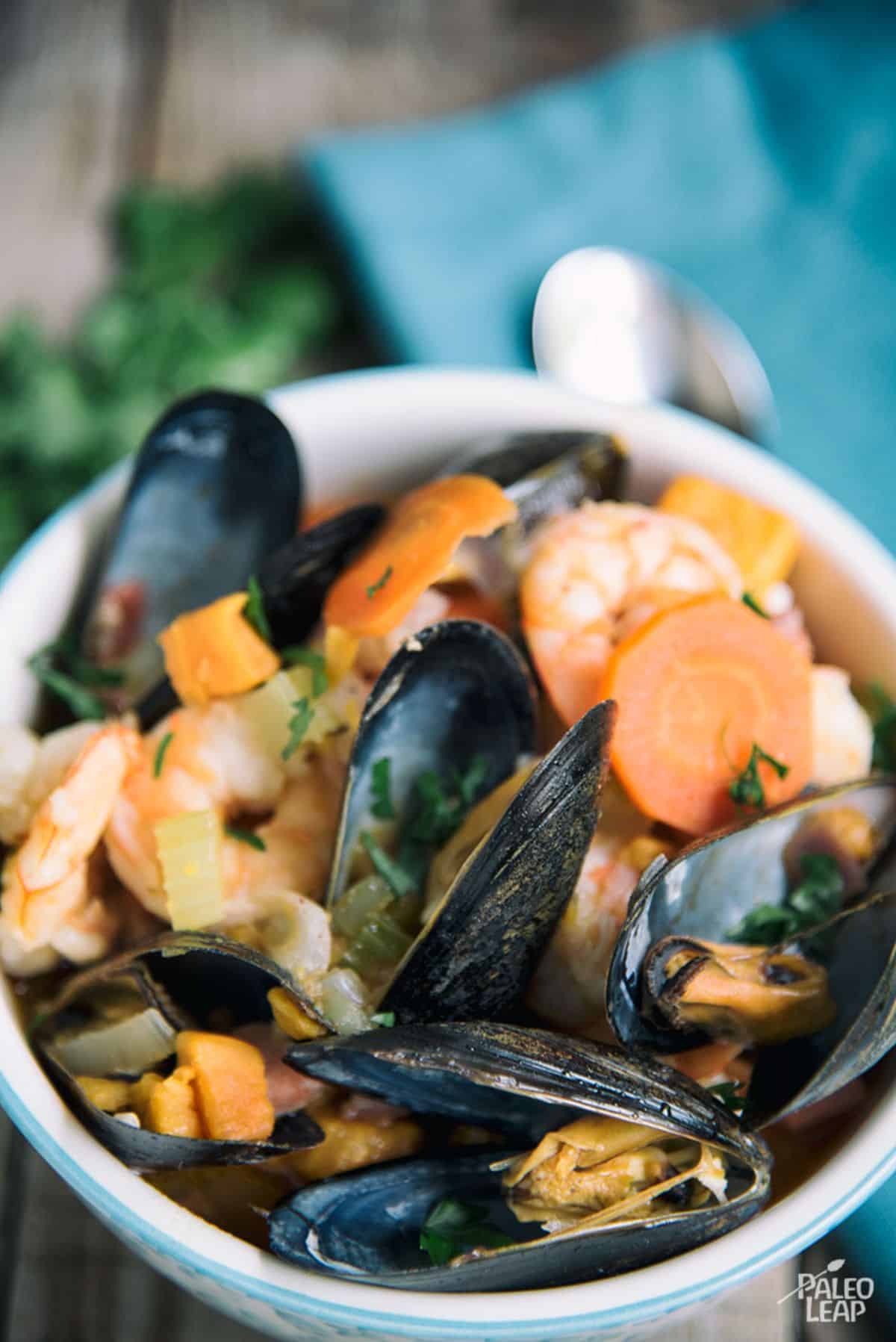 Mussels And Shrimp Chowder