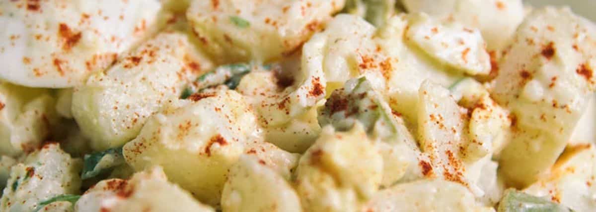 chunky egg potato salad main