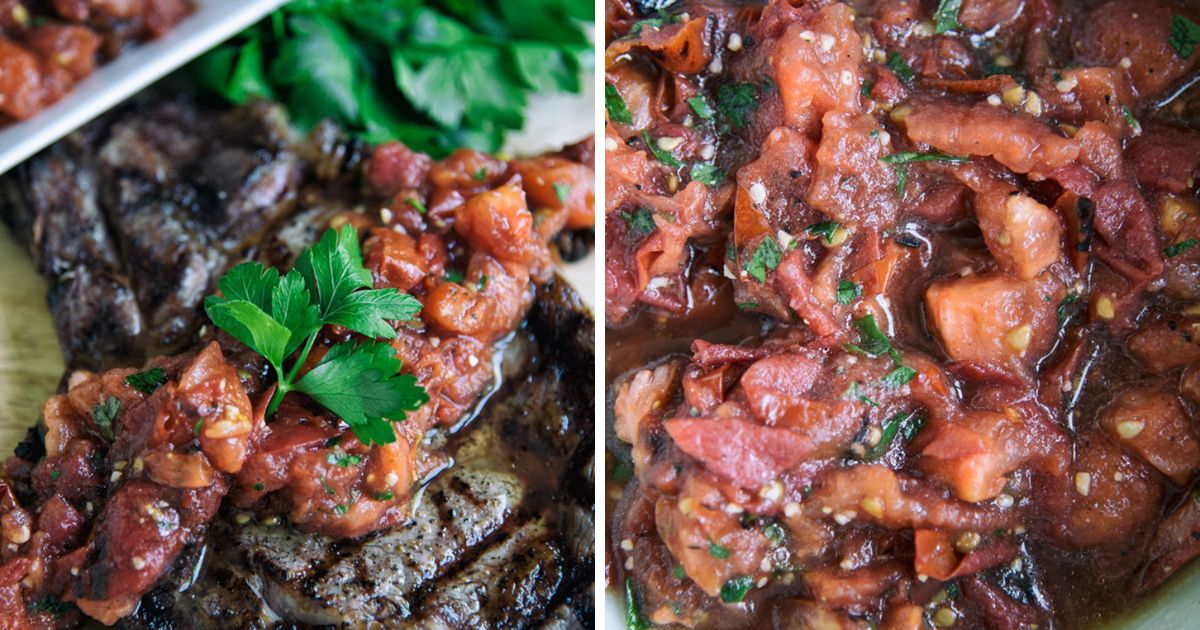 Grilled Steak With TomatoBasil Salsa Recipe Paleo Leap