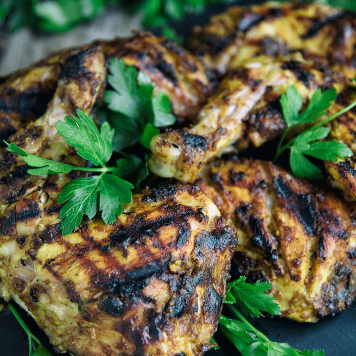 Grilled Tandoori-Style Chicken Legs Featured