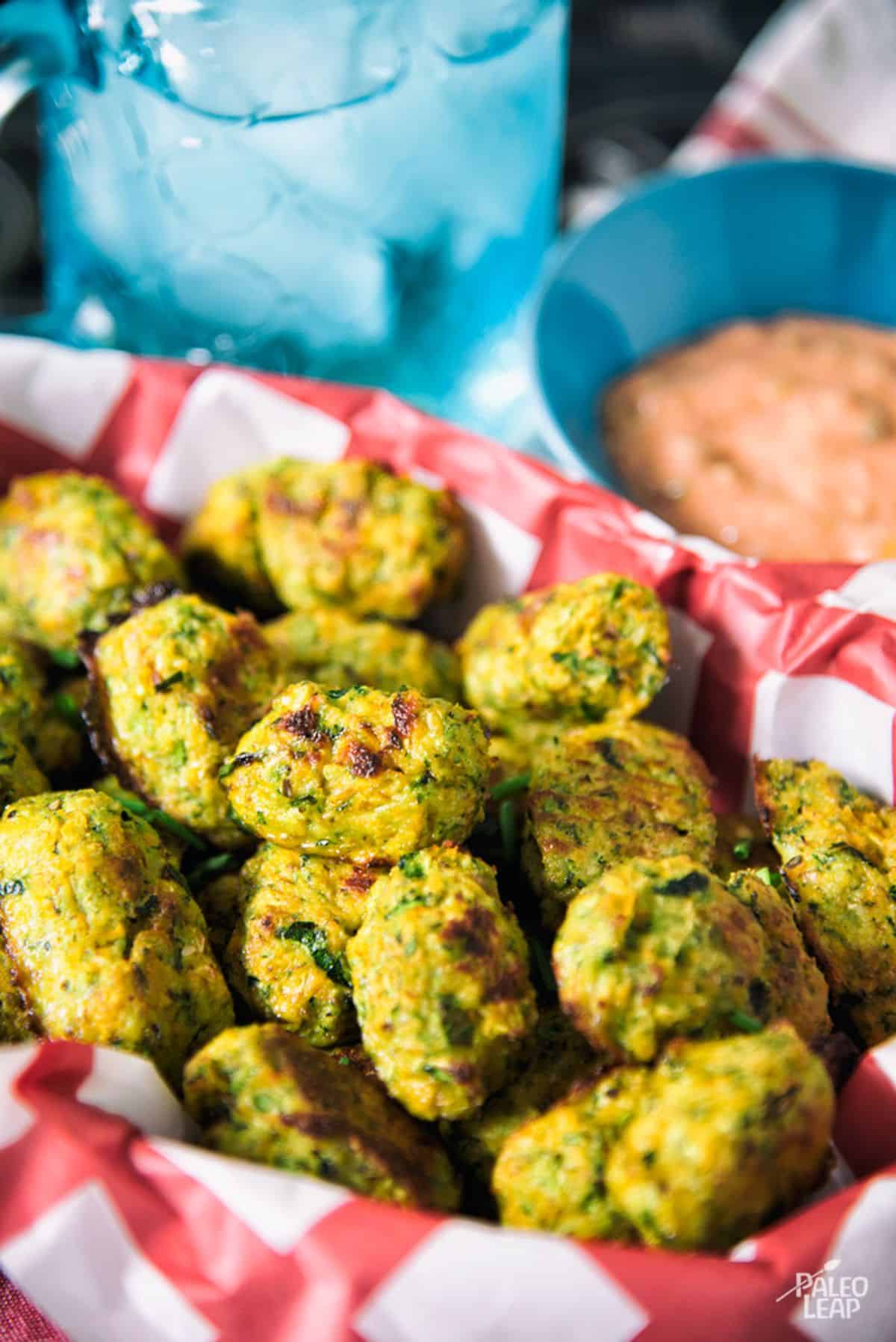Oven-Baked Zucchini Tots