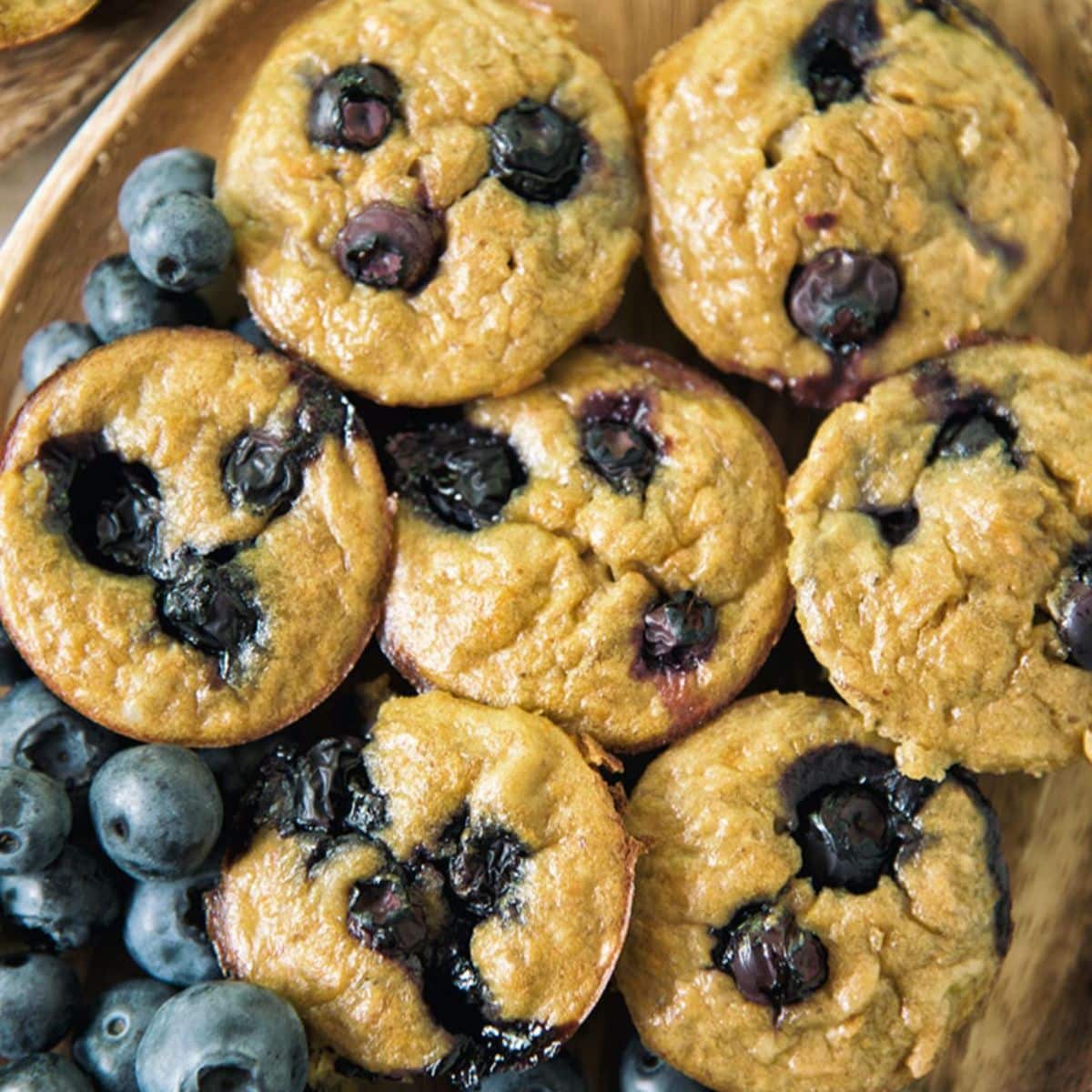 Sweet Potato Banana And Blueberry Muffins Featured