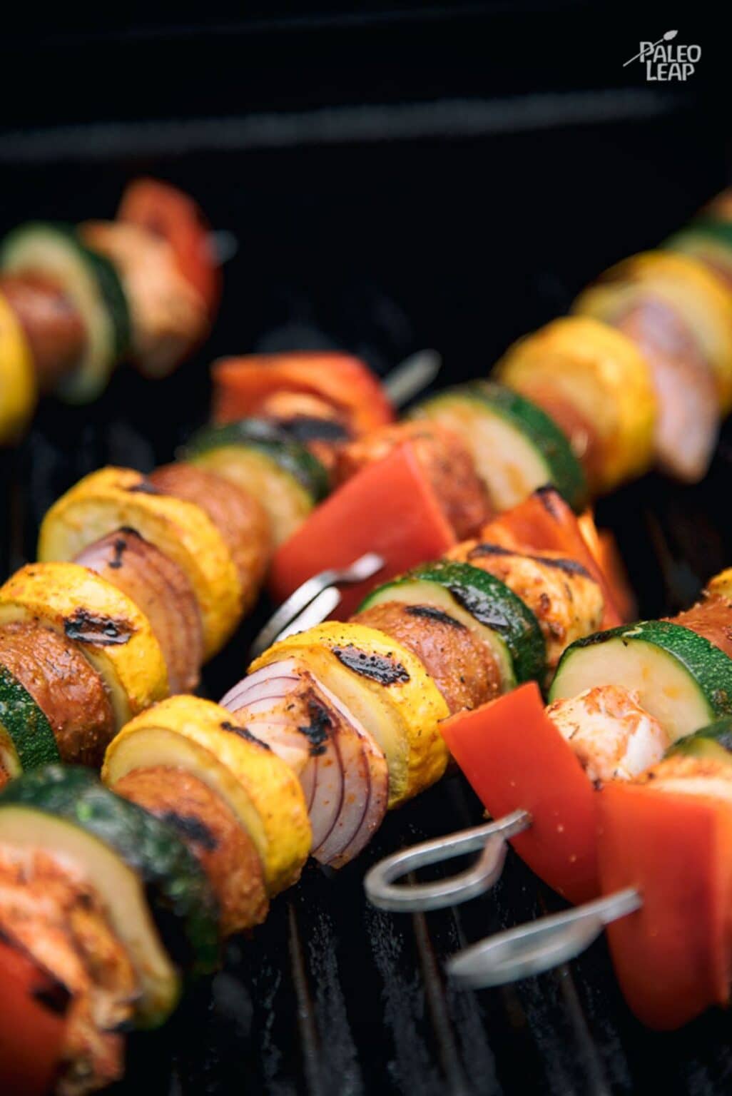 Cajun Chicken And Sausage Skewers Recipe Paleo Leap