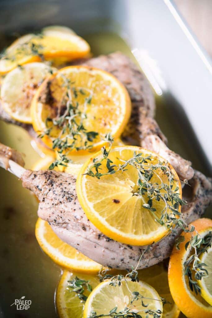 Orange And Lemon Roasted Duck Recipe Paleo Leap