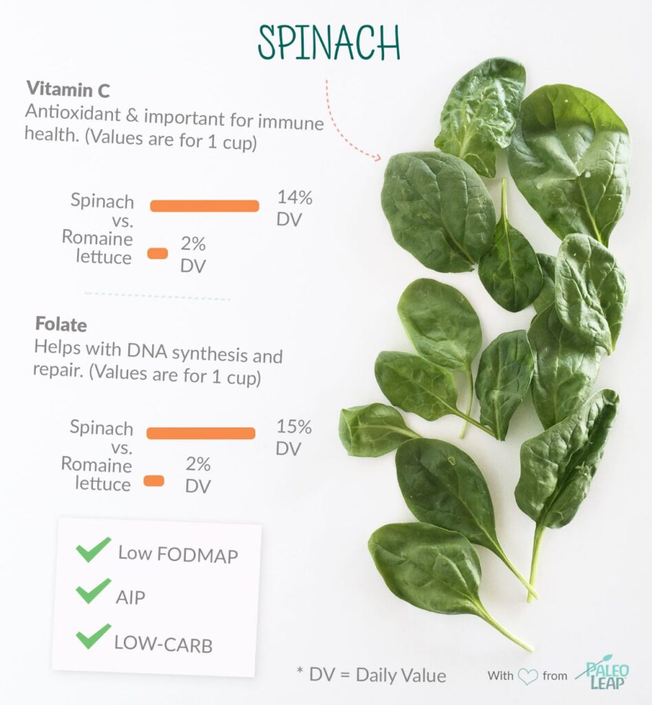 Paleo Foods Spinach Paleo Leap