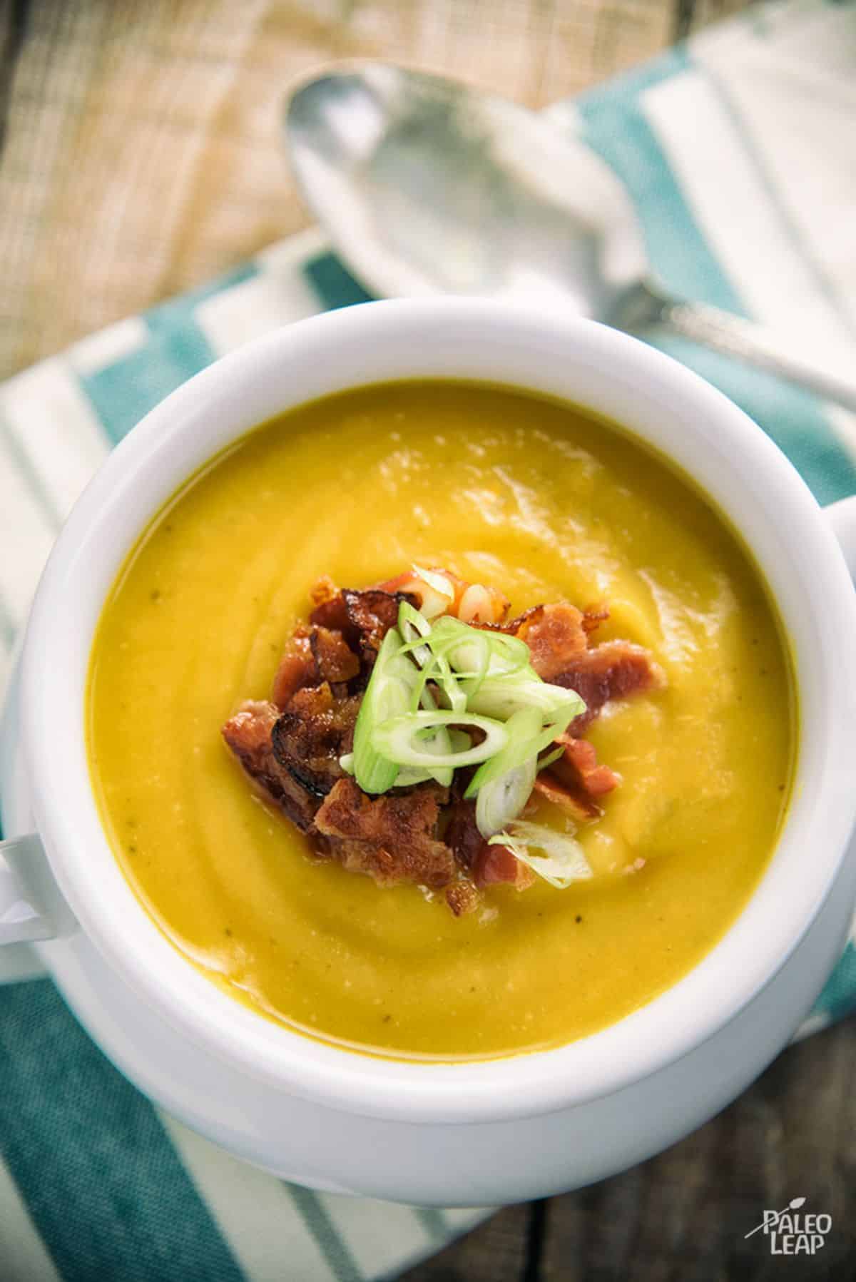 Slow Cooker Butternut Squash And Apple Soup