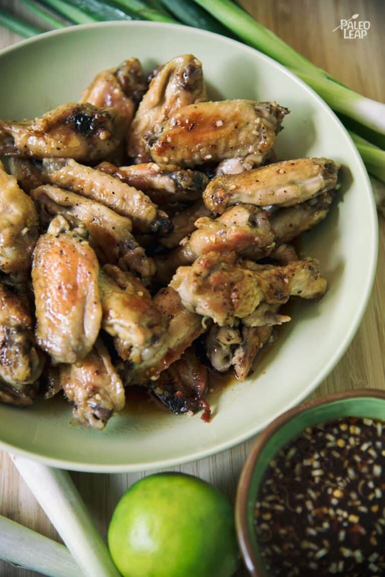 Thai-Style Chicken Wings Recipe | Paleo Leap