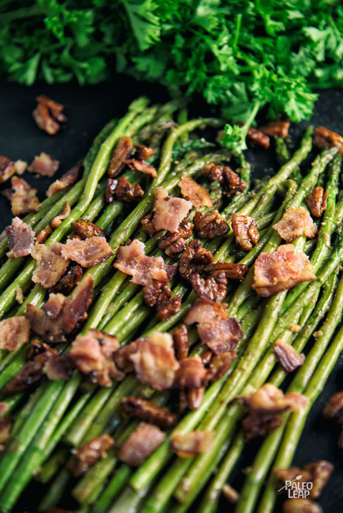 Dijon And Pecan Asparagus