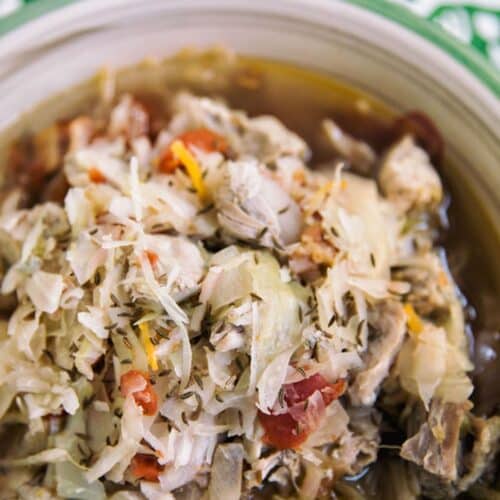 Polish-Style Pork Cabbage Soup Recipe