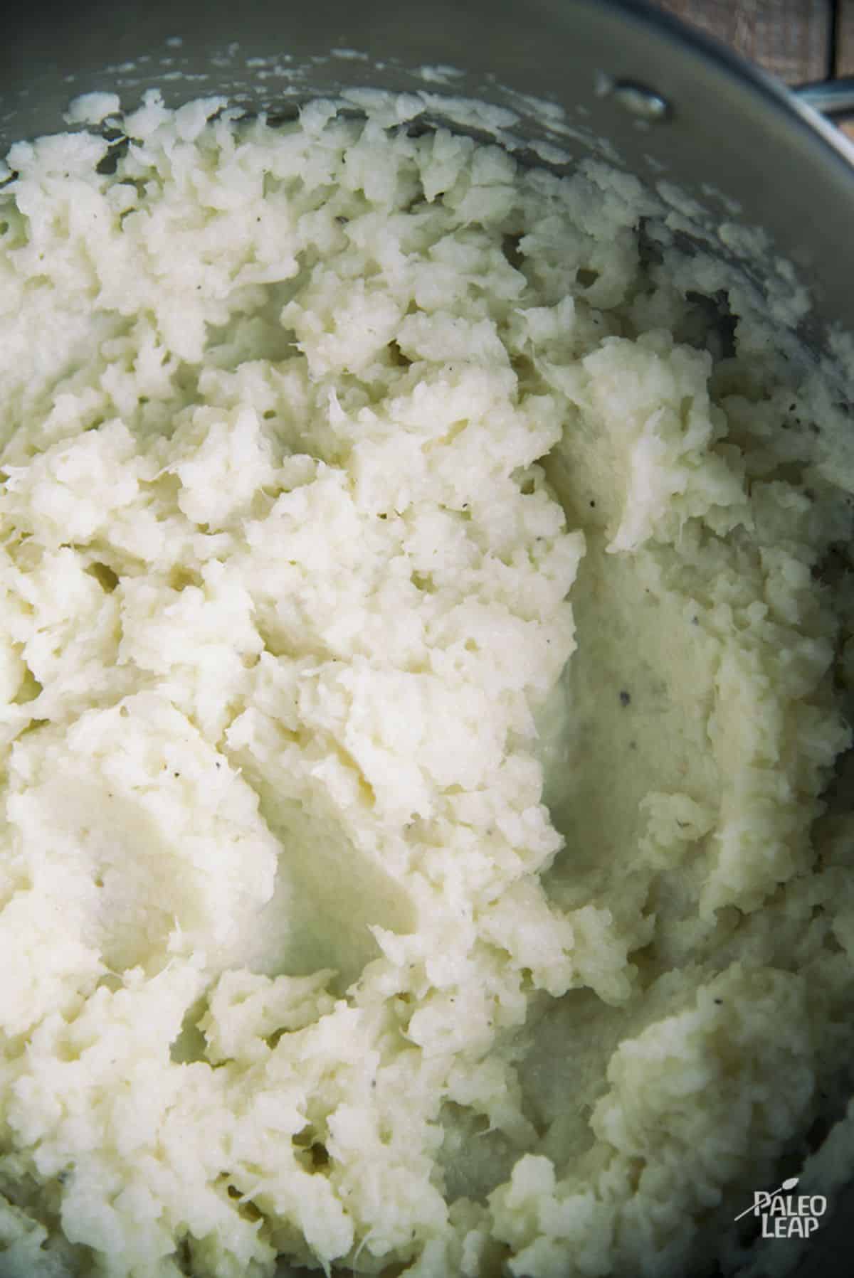 Bacon And Green Onion Mashed Cauliflower Recipe Preparation