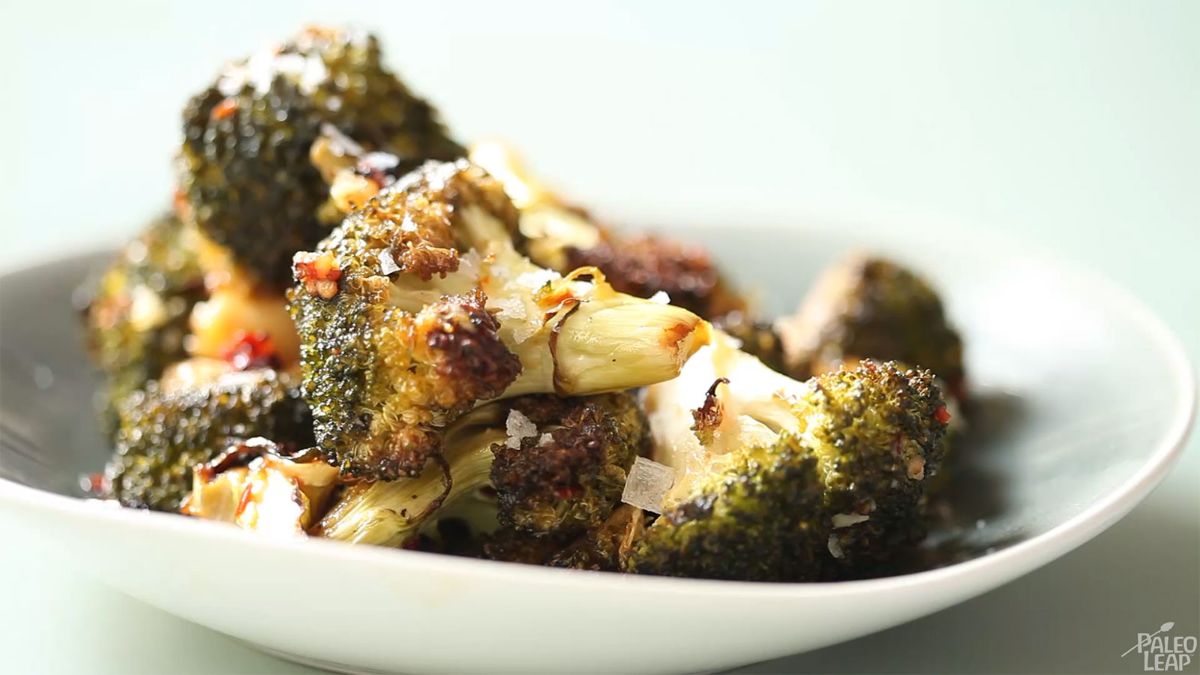Chili & Garlic Roasted Broccoli