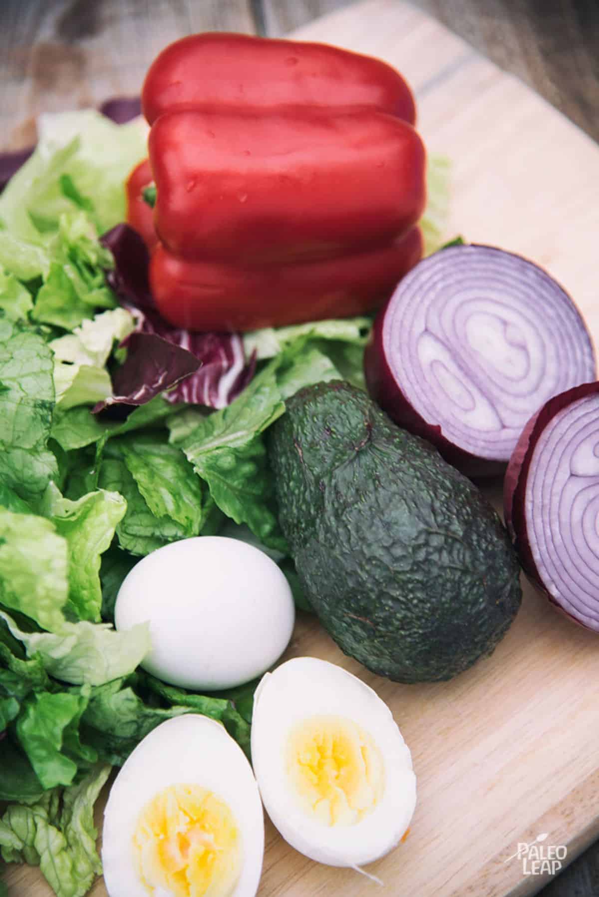 Egg And Avocado Salad Recipe Preparation