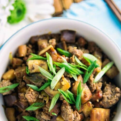 Ground Pork And Eggplant Stir-Fry Recipe