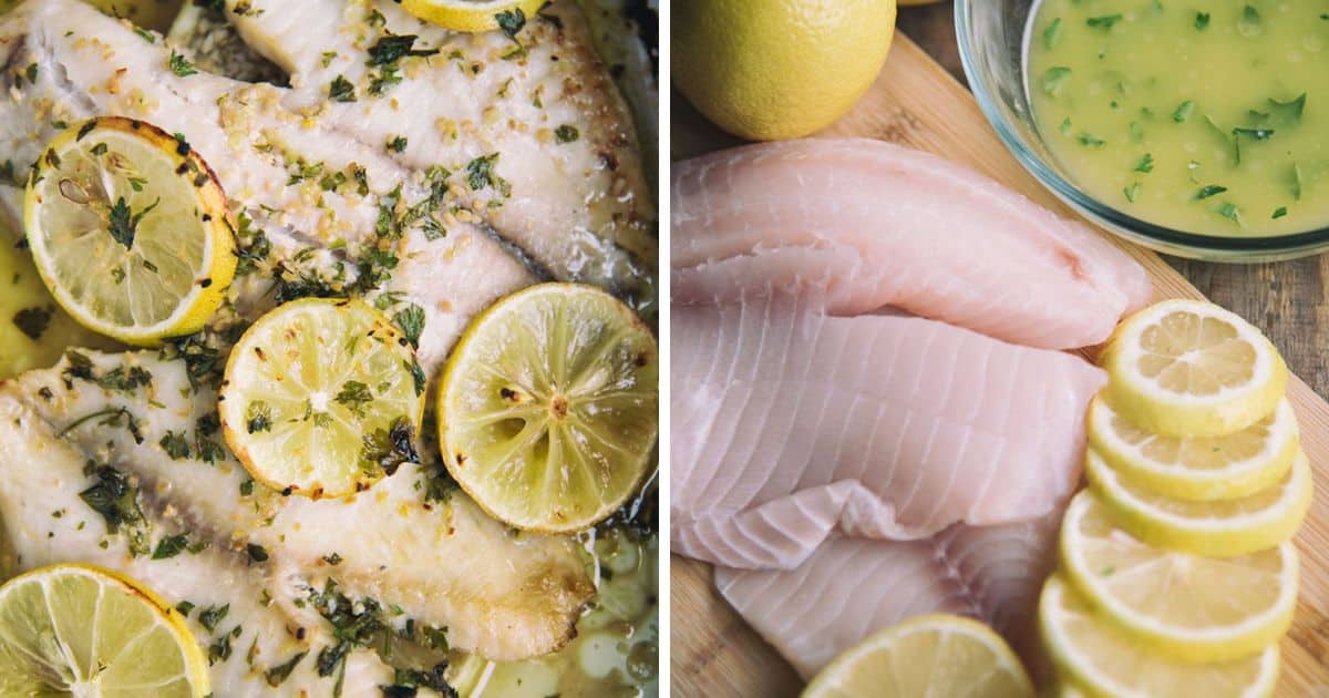 Lemon and Garlic Butter Fish Recipe Paleo Leap
