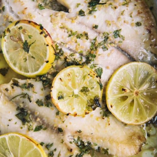 Lemon And Garlic Butter Fish Recipe