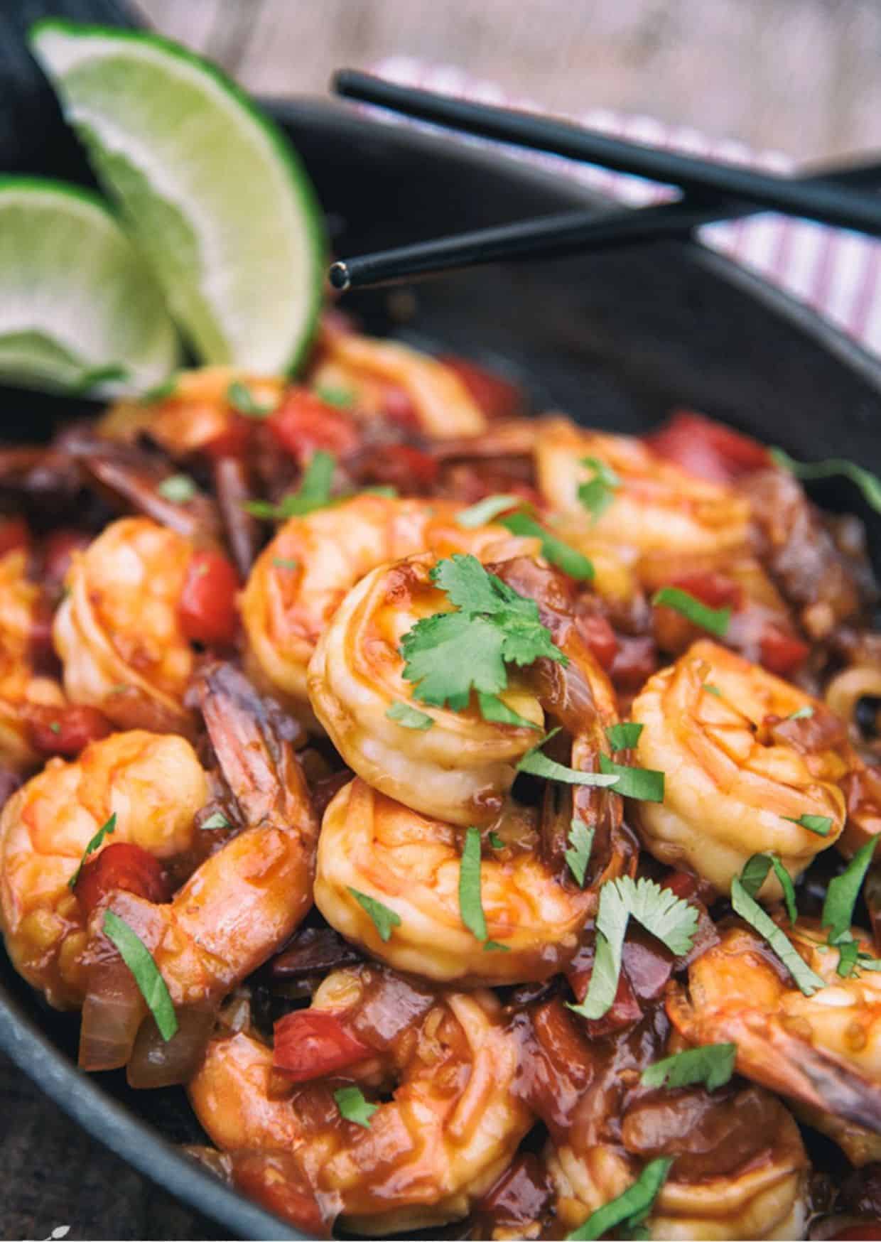 Shrimp In Szechuan Style