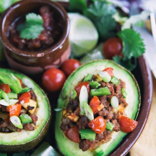 Taco-Stuffed Avocado Recipe