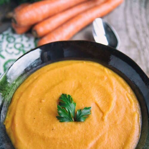 Simple and Thick Carrot Soup Recipe