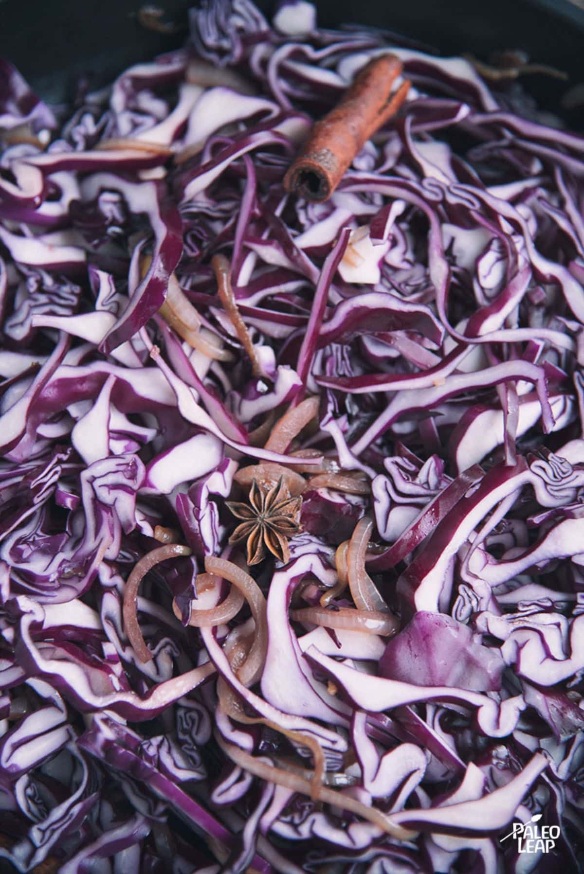 Star Anise And Cinnamon Red Cabbage Slaw Recipe Preparation