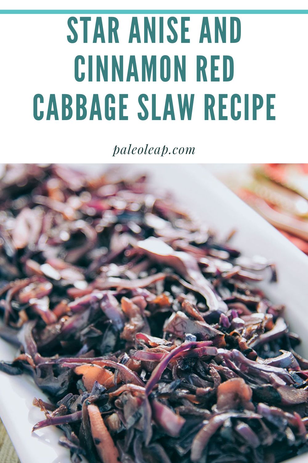 Star Anise And Cinnamon Red Cabbage Slaw Recipe | Paleo Leap