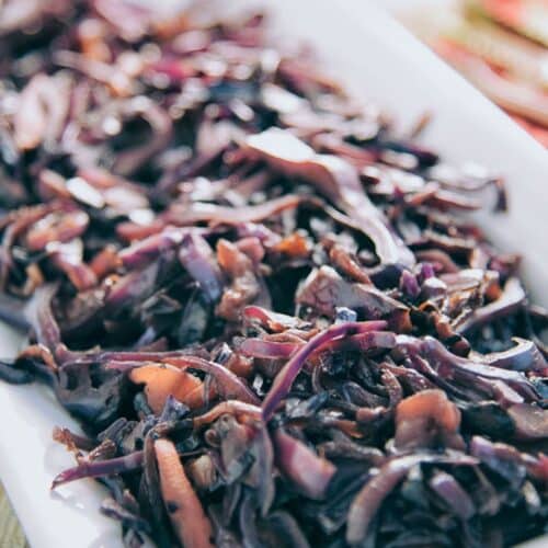 Star Anise And Cinnamon Red Cabbage Slaw Recipe
