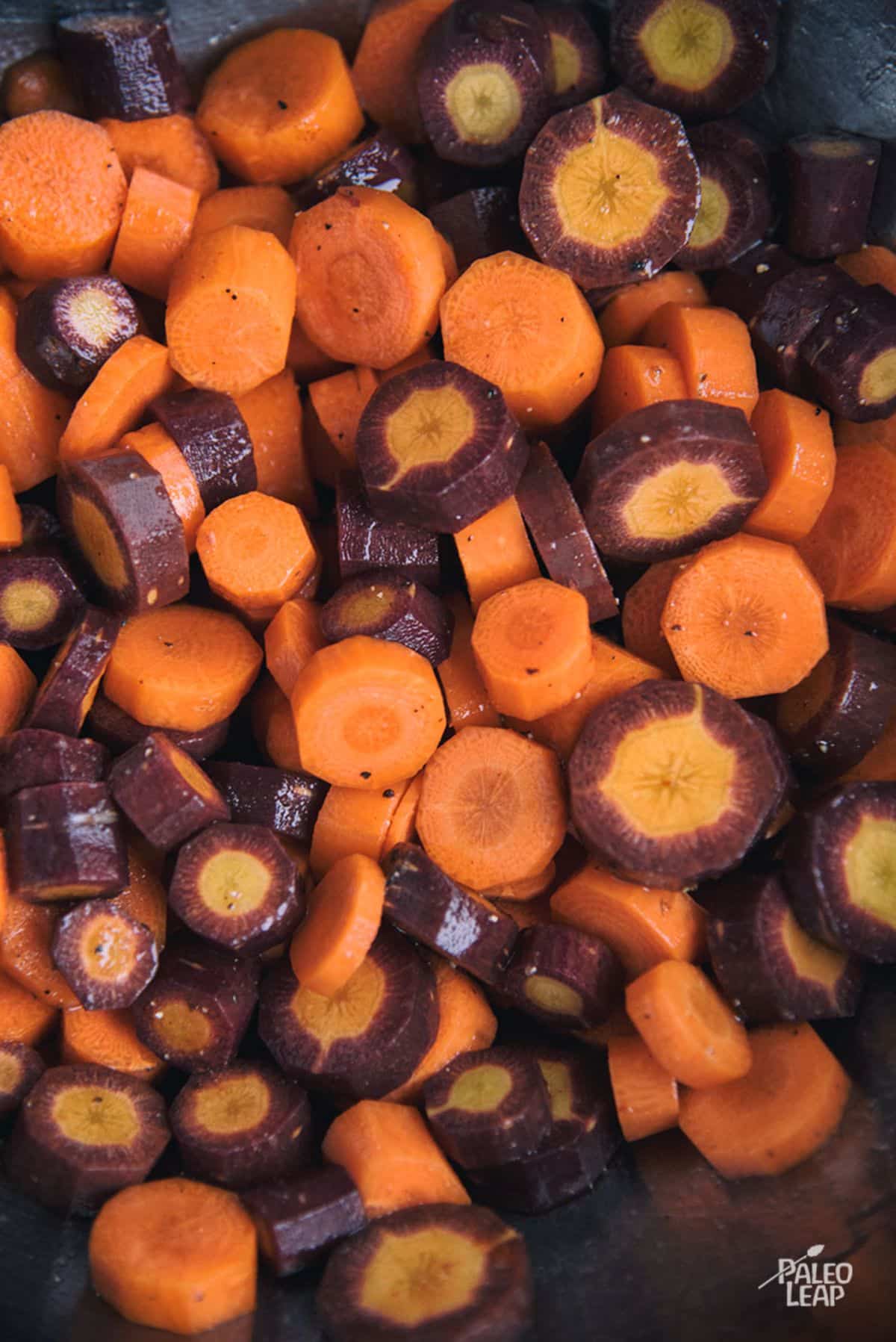 Spicy Honey Roasted Carrots Recipe Preparation