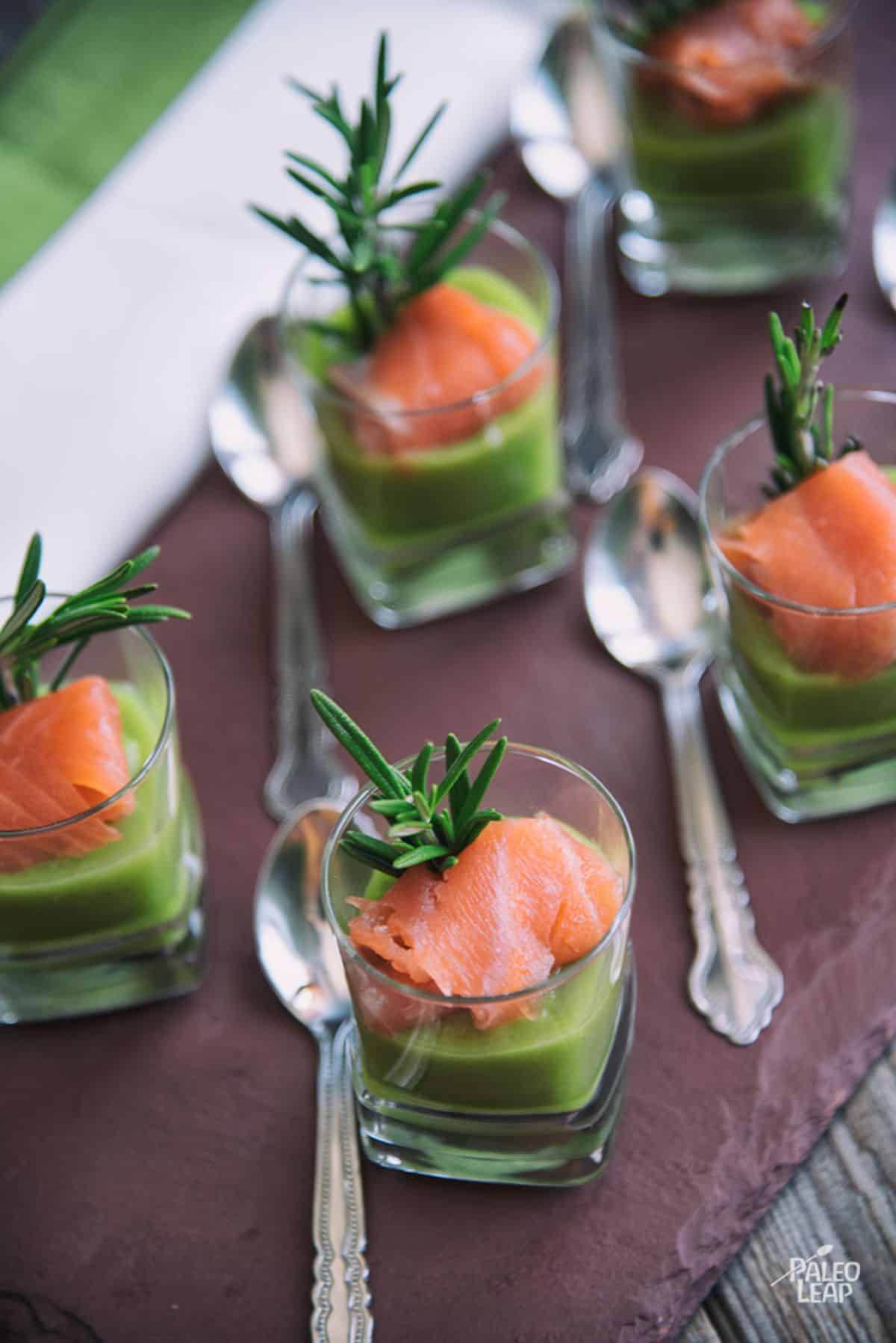 Asparagus Mousse With Smoked Salmon