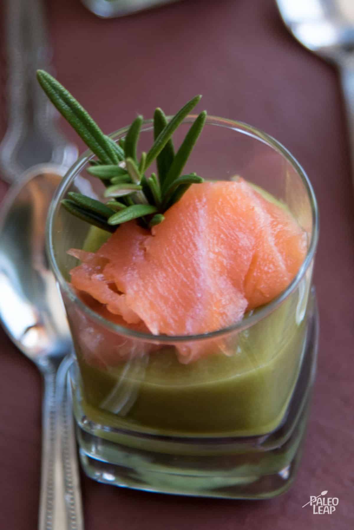Asparagus Mousse With Smoked Salmon Recipe Preparation