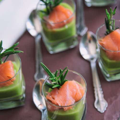 Asparagus Mousse With Smoked Salmon Recipe