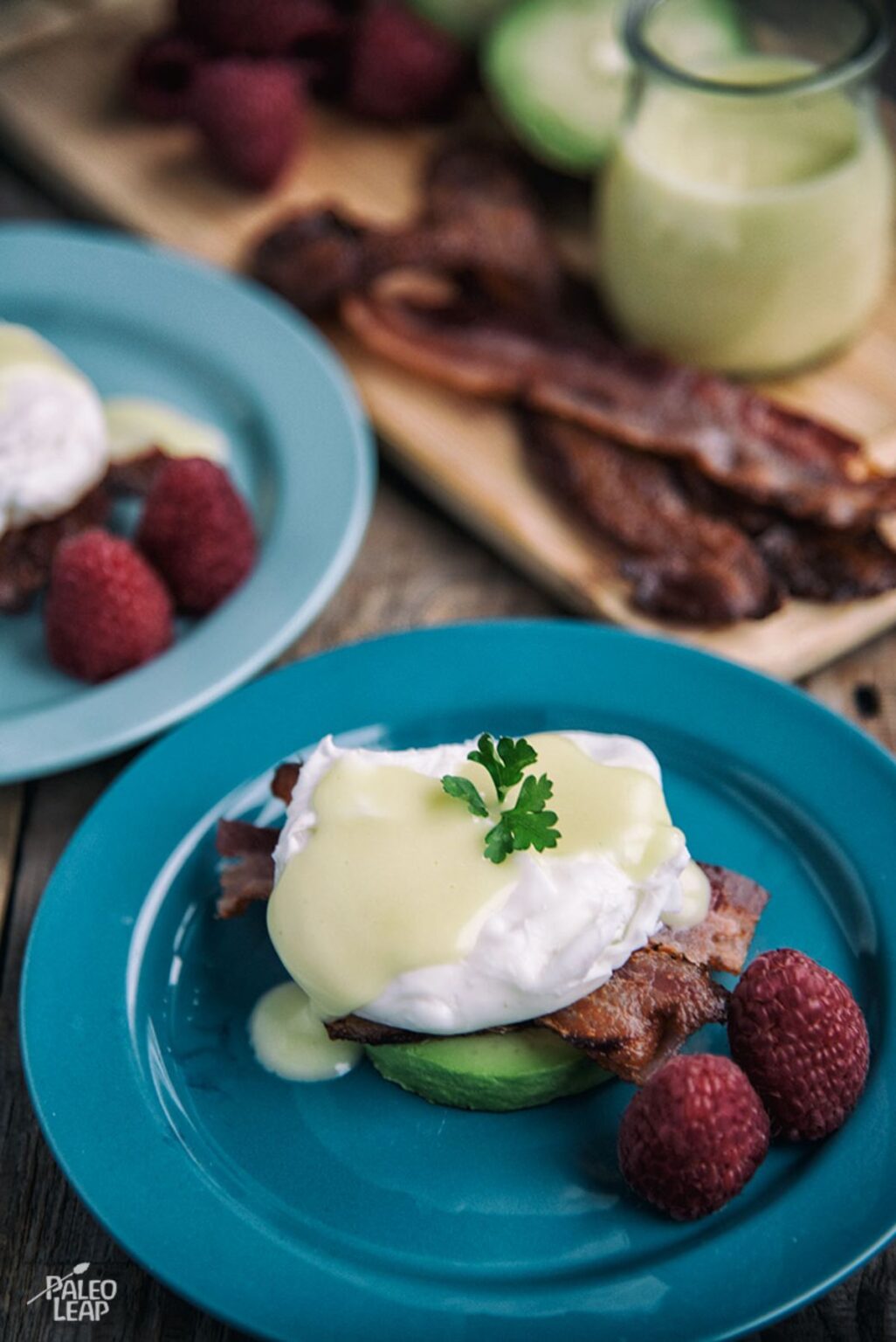 Eggs Benedict With Avocado And Bacon Recipe Paleo Leap