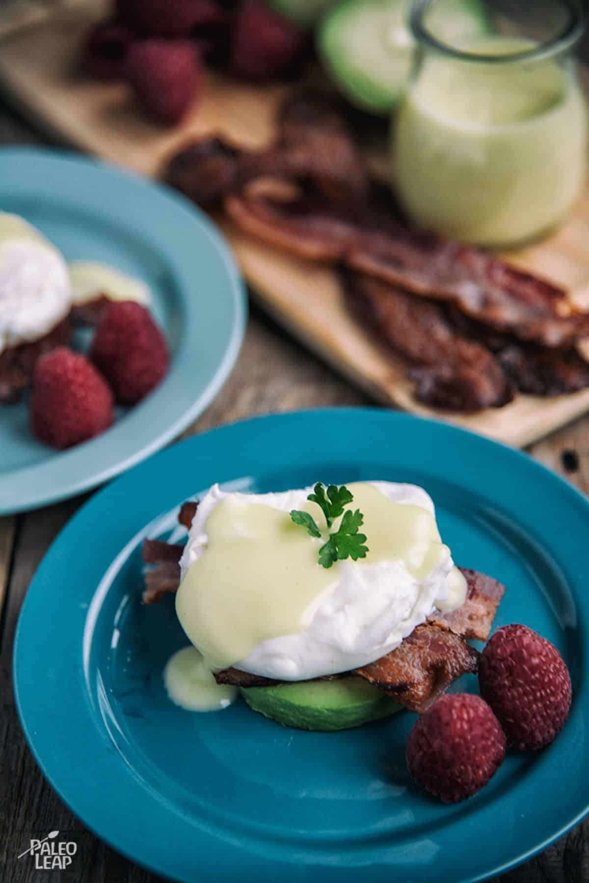 Eggs Benedict With Avocado And Bacon